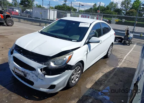 2014 Hyundai Accent Gls from USA, damaged, VIN KMHCT4AE7EU760072